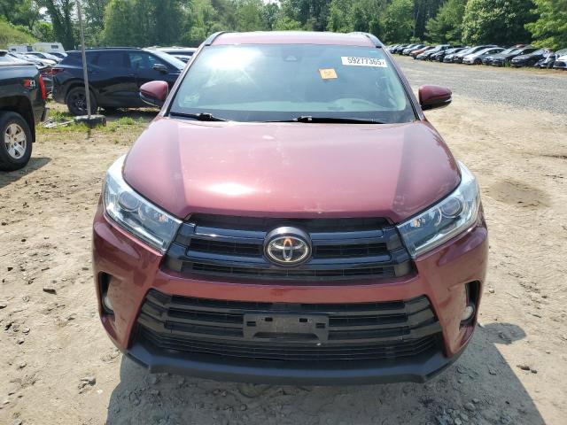  TOYOTA HIGHLANDER 2017 Бургунди