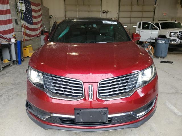  LINCOLN MKX 2017 Бордовый