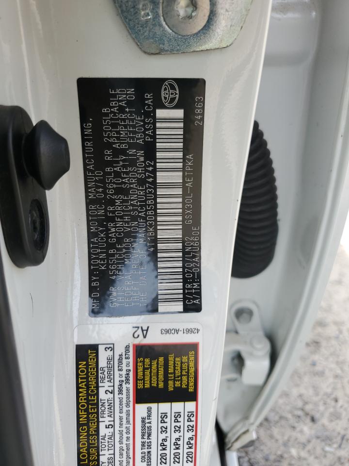 2011 Toyota Avalon Base VIN: 4T1BK3DB5BU374742 Lot: 61616805