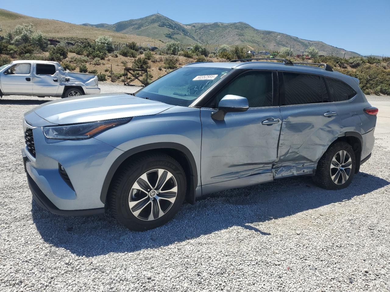 2021 Toyota Highlander Xle იყიდება Reno-ში, NV - Side