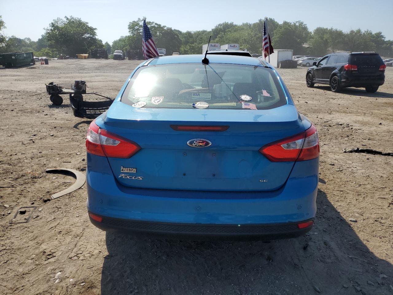 2014 Ford Focus Se VIN: 1FADP3F28EL377680 Lot: 62150425