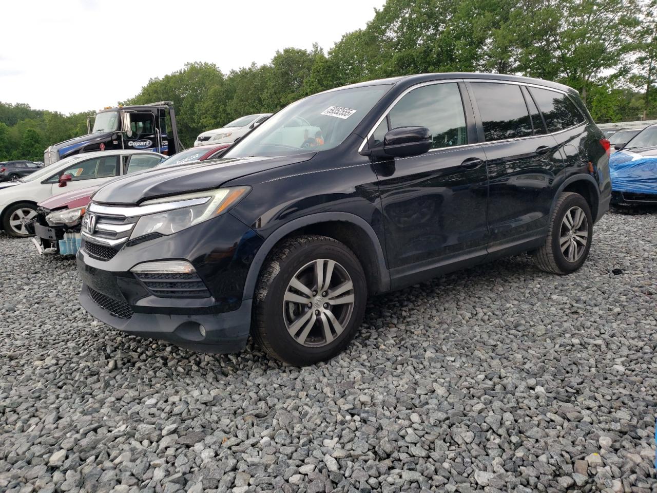 2016 Honda Pilot Exln zu verkaufen in North Billerica, MA - Water/Flood