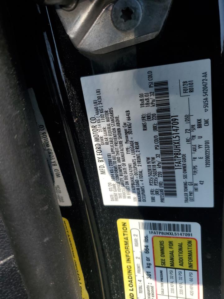 FORD ALL Models 2020 VIN 1FATP8UHXL5147091 photo 12