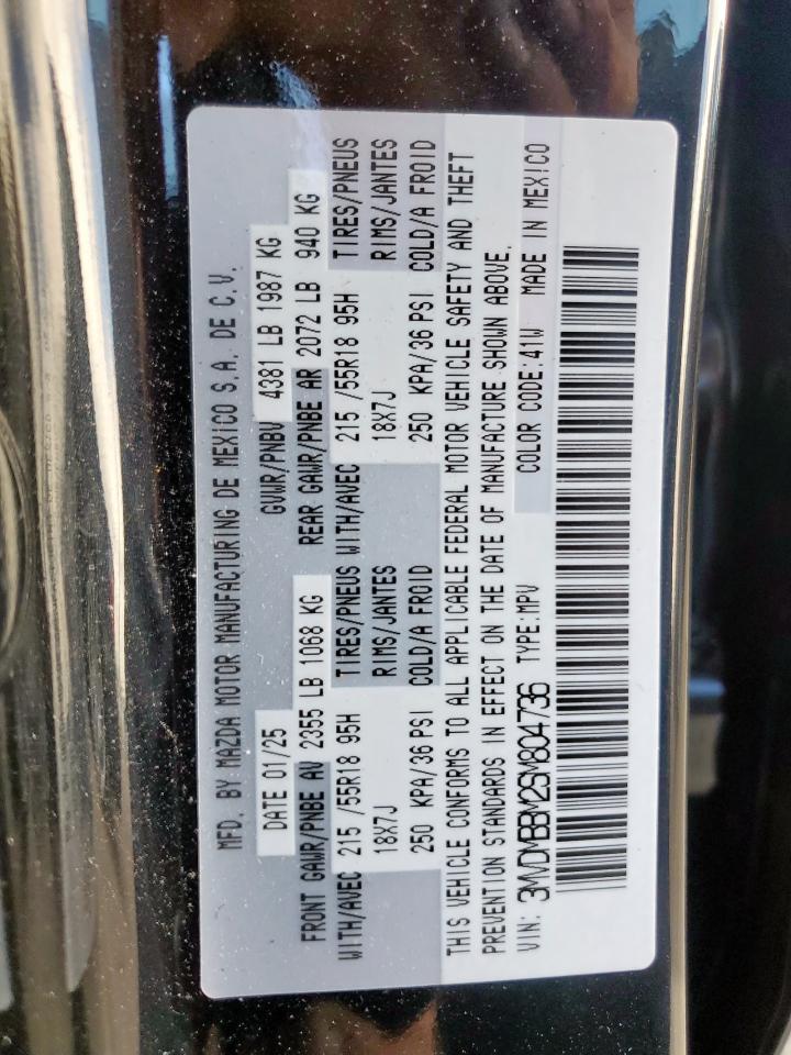 2025 Mazda Cx-30 Select VIN: 3MVDMBBM2SM804736 Lot: 62488245