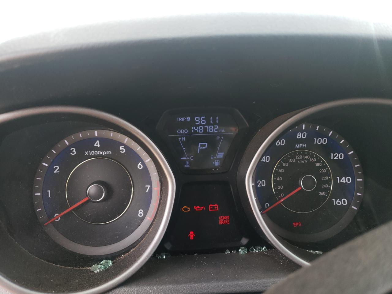 2012 Hyundai Elantra Gls VIN: KMHDH4AE6CU308844 Lot: 60790635