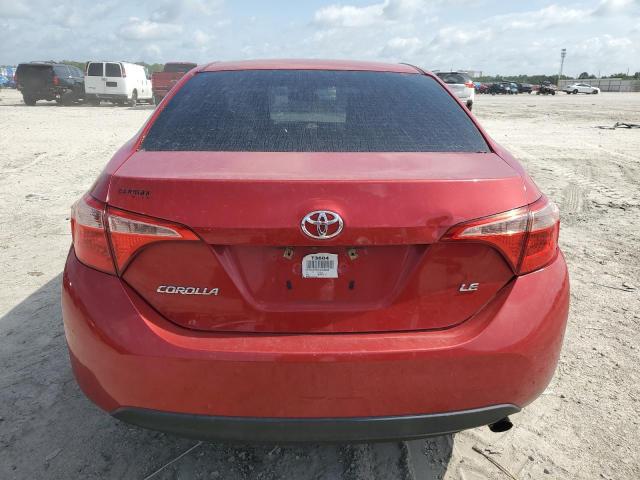  TOYOTA COROLLA 2018 Red