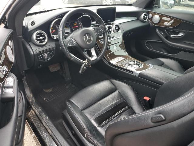  MERCEDES-BENZ C-CLASS 2018 Чорний