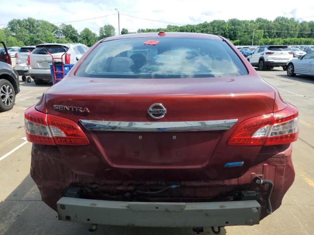 Sedans NISSAN SENTRA 2015 Czerwony