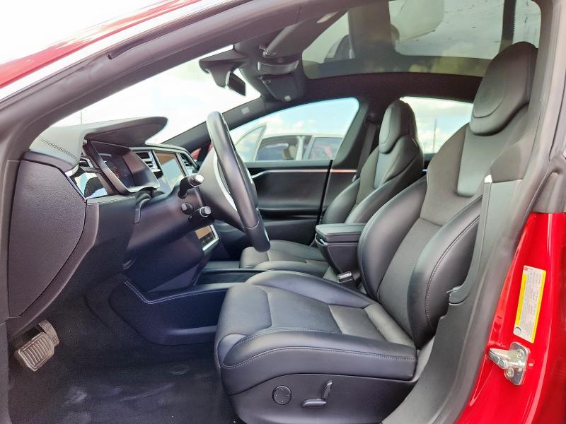  TESLA MODEL S 2017 Czerwony
