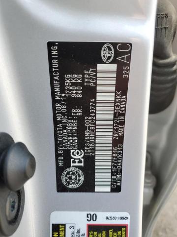 2015 TOYOTA COROLLA L  