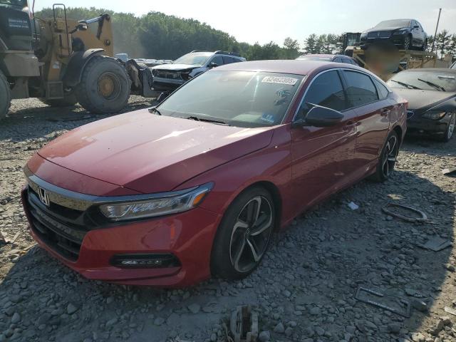  HONDA ACCORD 2018 Czerwony