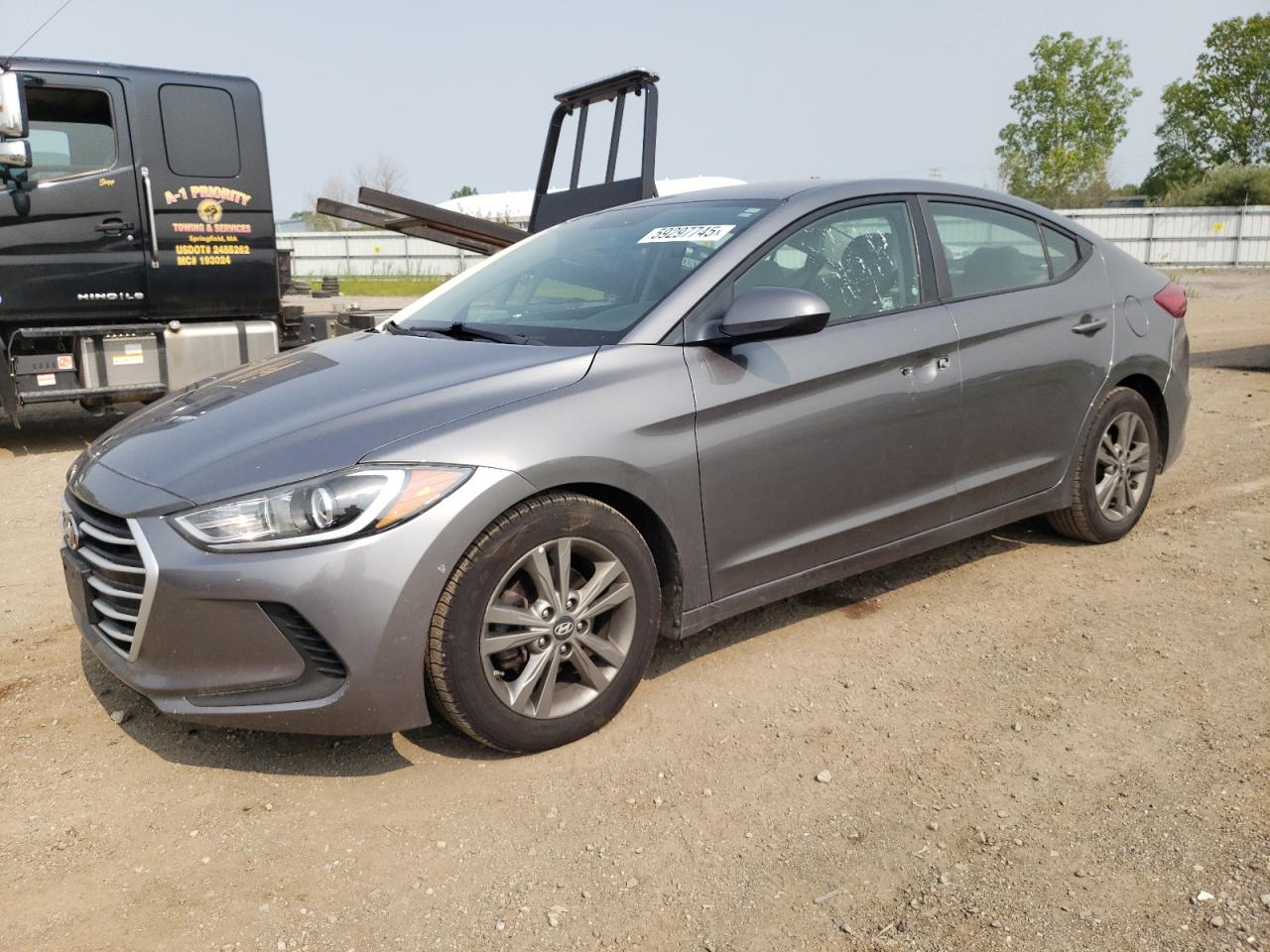 2018 Hyundai Elantra Sel იყიდება Columbia Station-ში, OH - Vandalism