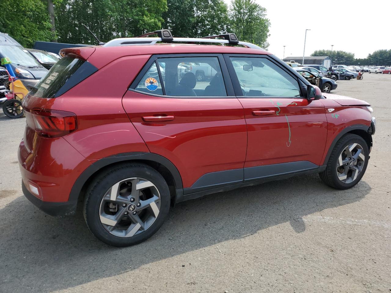 2023 Hyundai Venue Sel red null gas KMHRC8A33PU270490 photo #4