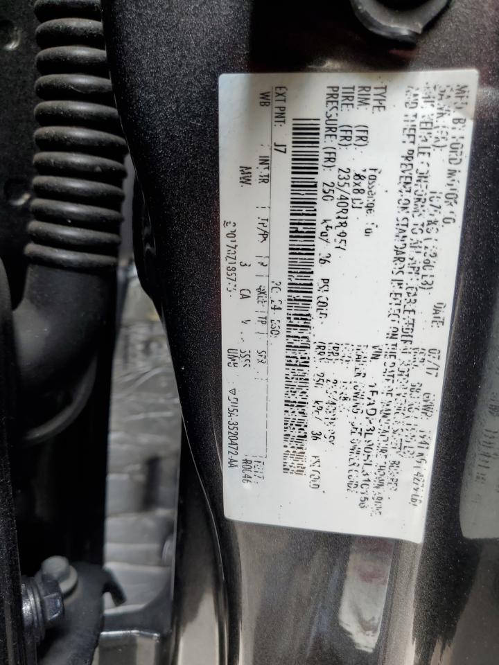 2017 Ford Focus St VIN: 1FADP3L90HL310156 Lot: 62758405