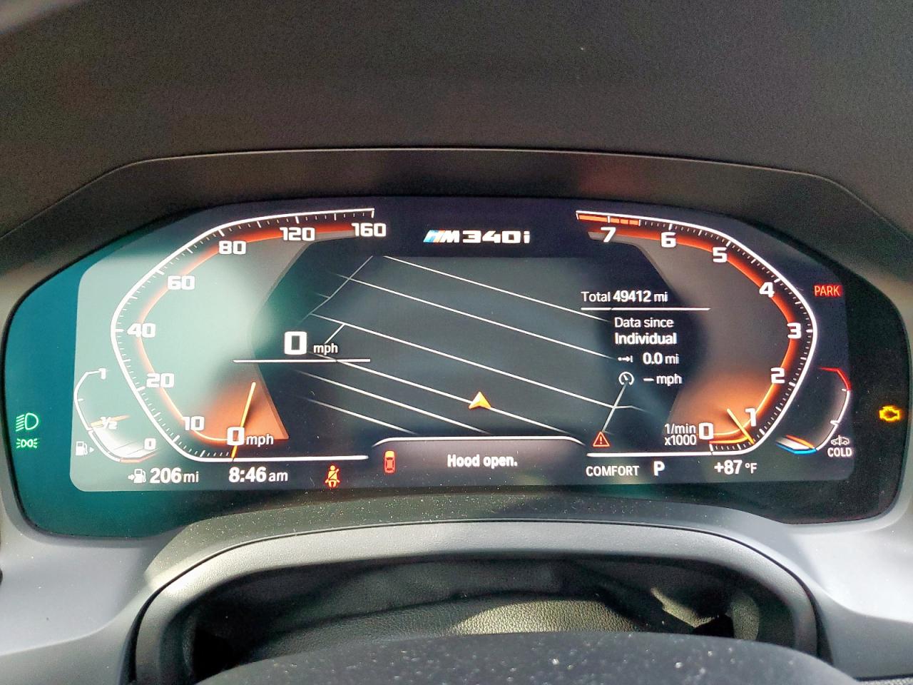 2021 BMW M340I VIN: 3MW5U7J0XM8B47940 Lot: 62986855