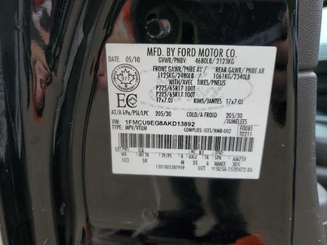 2010 FORD ESCAPE LIMITED  
