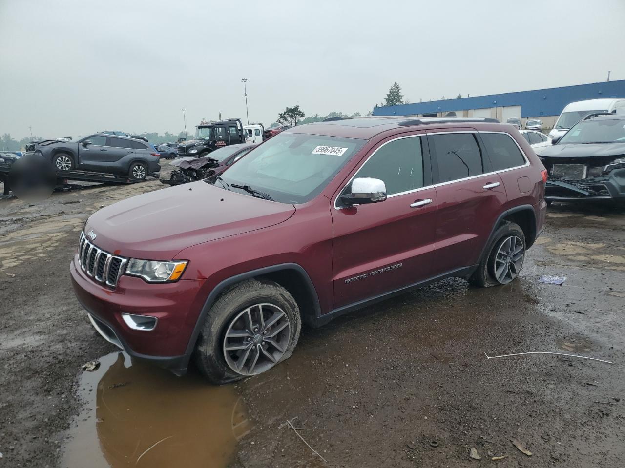 2017 Jeep Grand Cherokee Limited zu verkaufen in Woodhaven, MI - Side