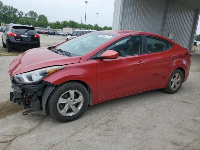  HYUNDAI ELANTRA 2014 Czerwony