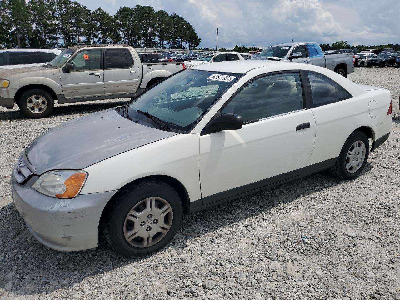 2001 Honda Civic Lx იყიდება Loganville-ში, GA - Front End