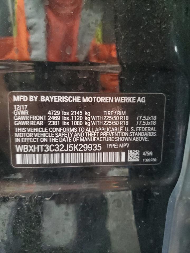2018 BMW X1 xDrive28I VIN: WBXHT3C32J5K29935 Lot: 61627145