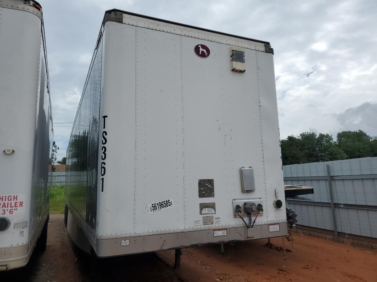 Oklahoma City, OK에서 판매 중인 2017 Great Dane Cs1-1313-21053 Dry Van Trailer - Rollover