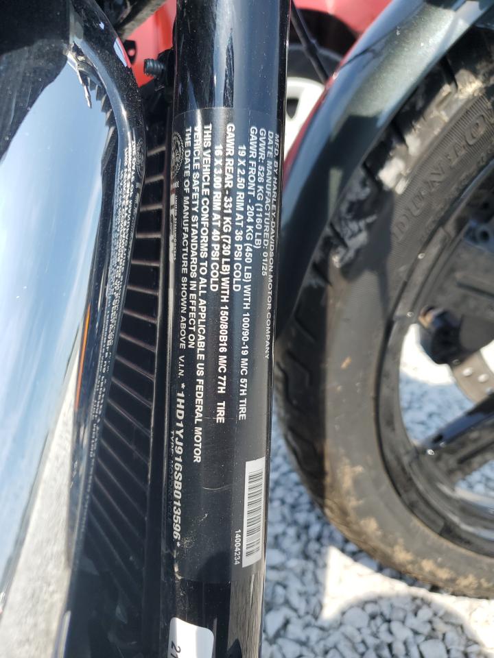 2025 Harley-Davidson Fxbb VIN: 1HD1YJ916SB013596 Lot: 60664055