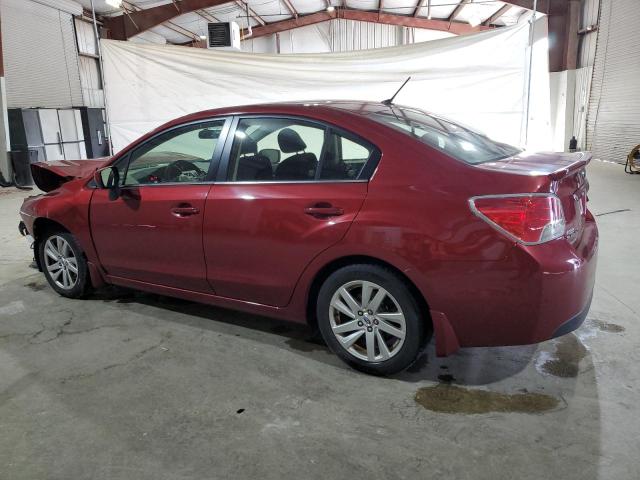  SUBARU IMPREZA 2016 Красный