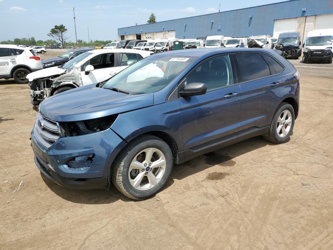 2018 Ford Edge Se на продаже в Woodhaven, MI - Front End