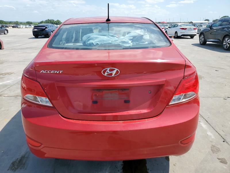  HYUNDAI ACCENT 2015 Czerwony