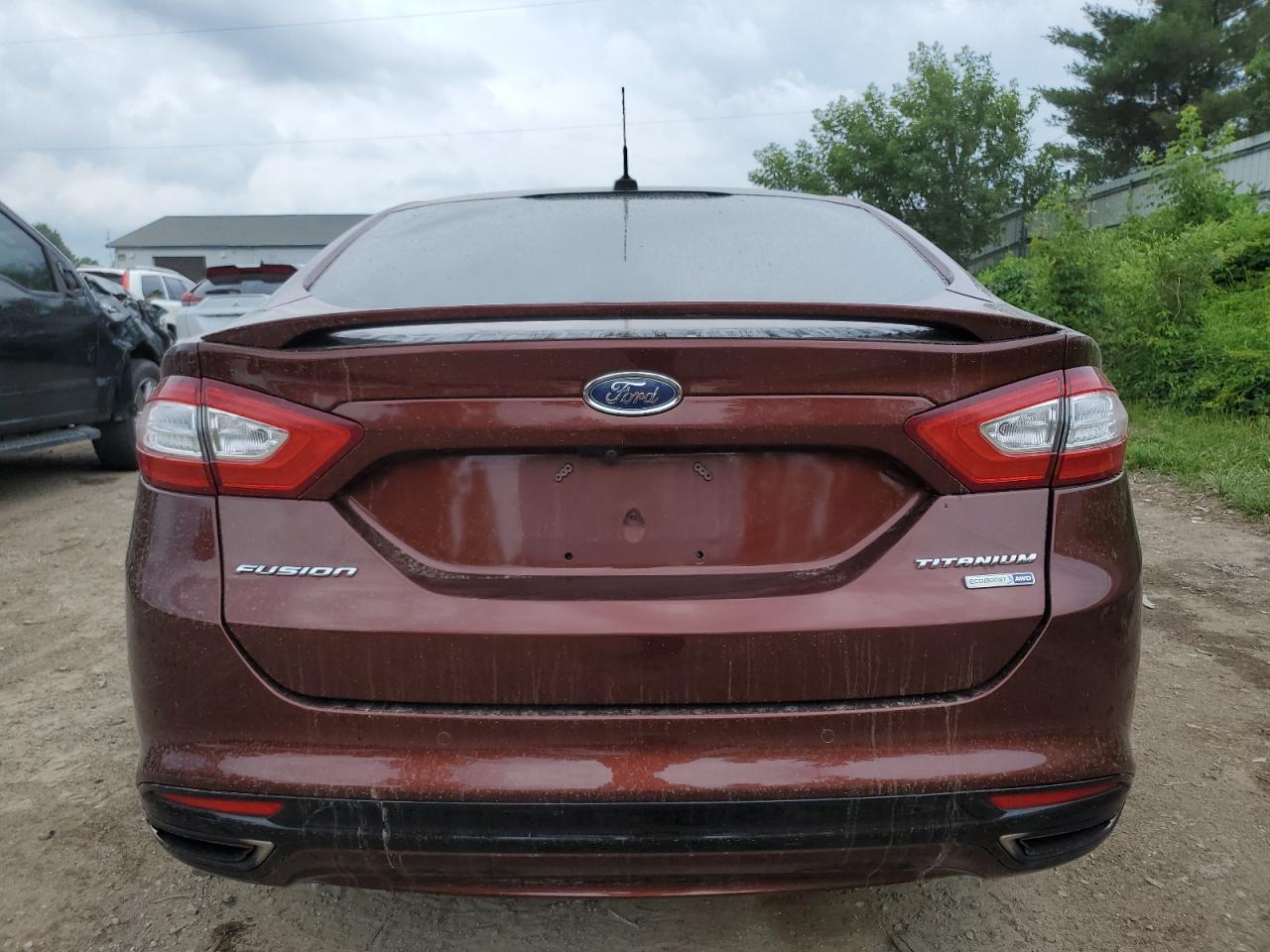 2016 Ford Fusion Titanium VIN: 3FA6P0D95GR141645 Lot: 62582215