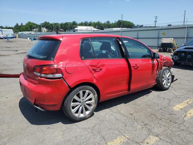  VOLKSWAGEN GOLF 2012 Czerwony