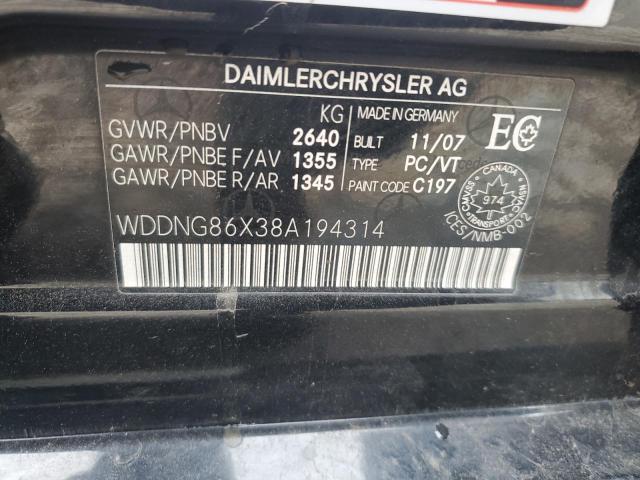 2008 MERCEDES-BENZ S 550 4MATIC  