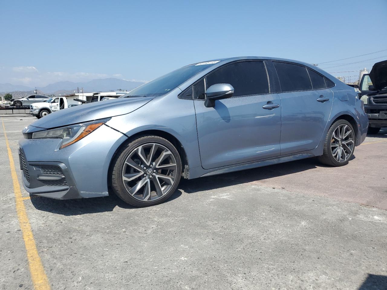 2020 Toyota Corolla Se 2.0L იყიდება Sun Valley-ში, CA - Rear End