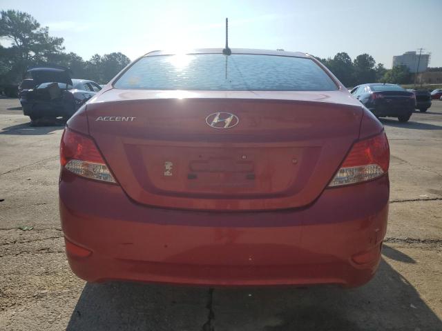  HYUNDAI ACCENT 2012 Червоний