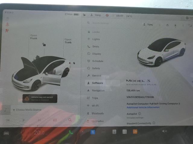 2020 TESLA MODEL 3   