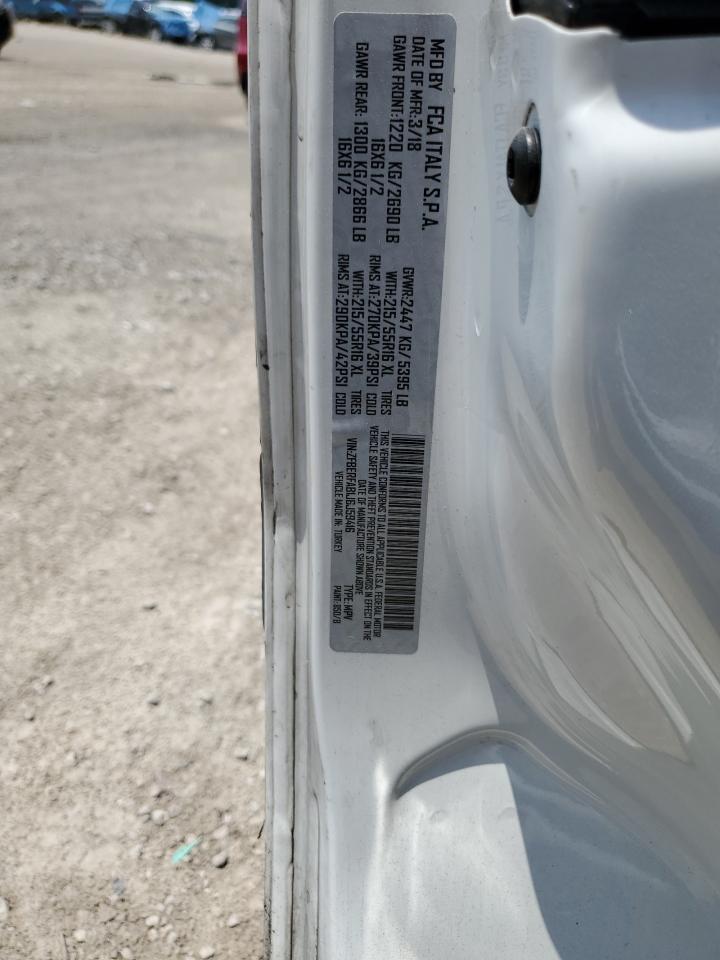 2018 Ram Promaster City VIN: ZFBERFAB1J6J59416 Lot: 61859045