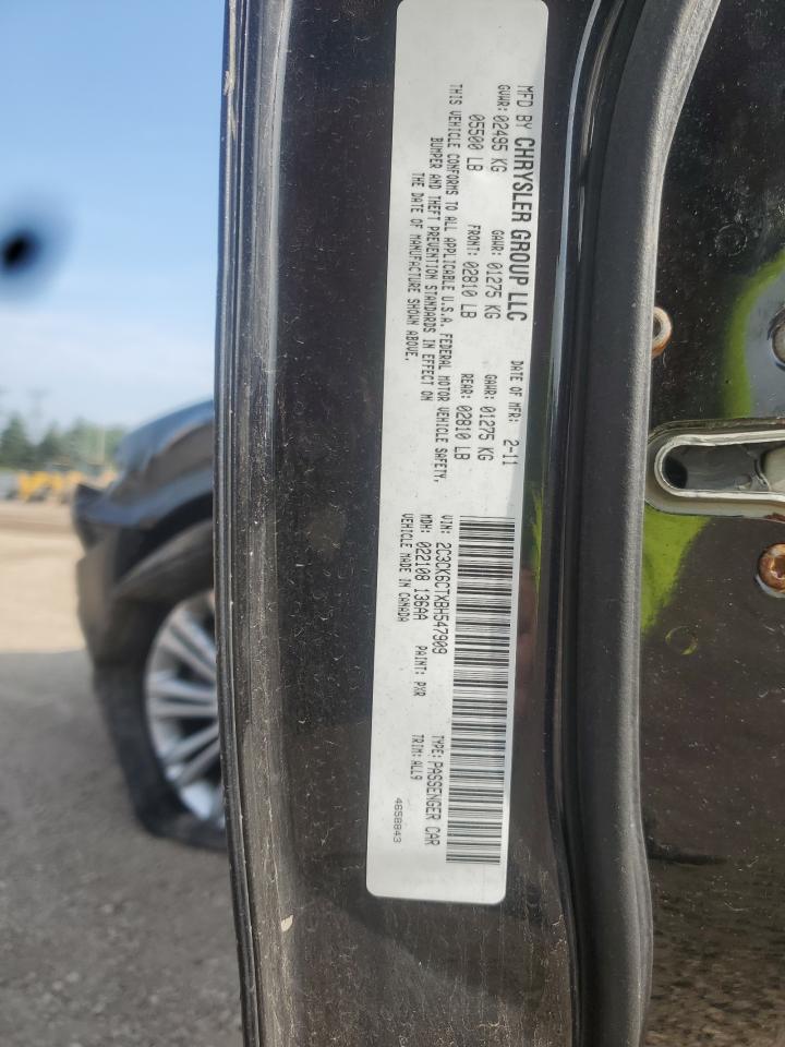 2011 Chrysler 300C VIN: 2C3CK6CTXBH547909 Lot: 59791835