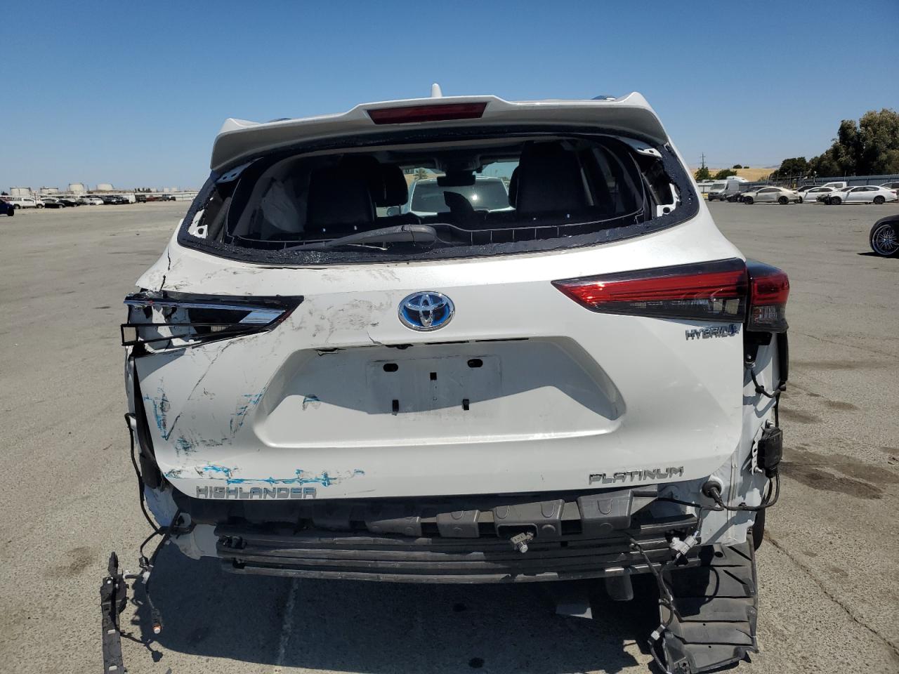 2022 Toyota Highlander Hybrid Platinum VIN: 5TDEBRCH8NS082408 Lot: 61237515