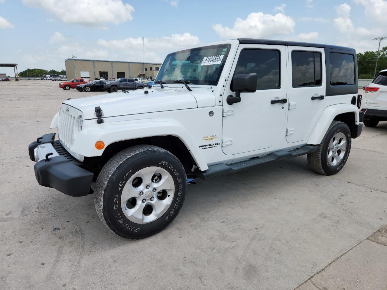 2014 Jeep Wrangler Unlimited Sahara na sprzedaż w Wilmer, TX - Side