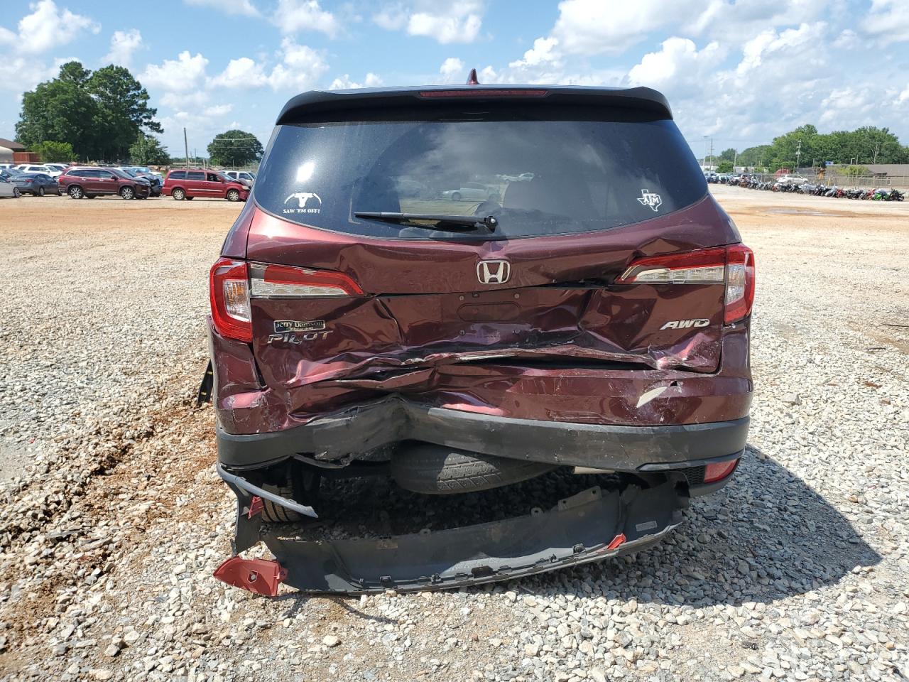 2019 Honda Pilot Lx VIN: 5FNYF6H17KB060136 Lot: 62941755