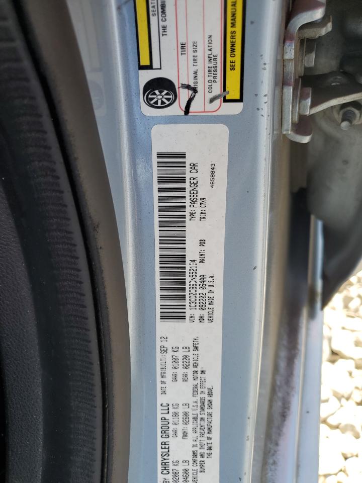 2013 Dodge Avenger Sxt VIN: 1C3CDZCB6DN552134 Lot: 62645095