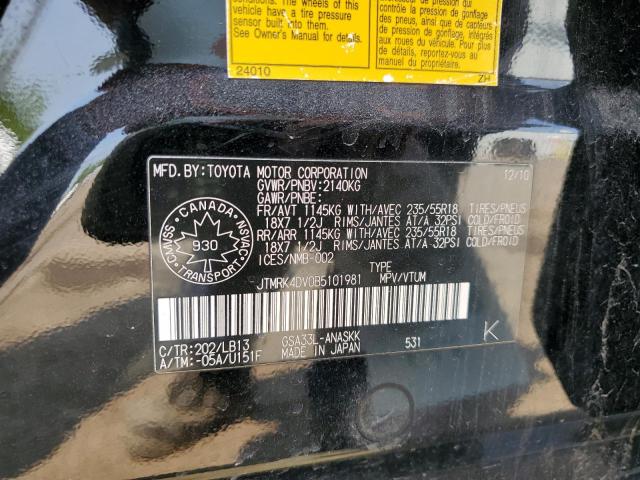 2011 TOYOTA RAV4 SPORT  