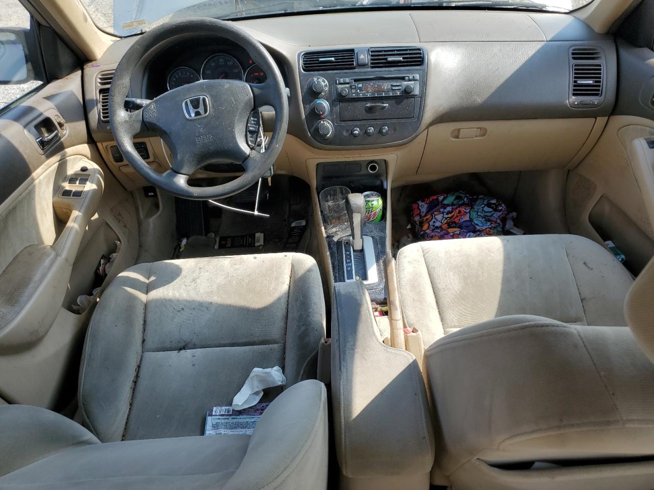 HONDA CIVIC 2005 VIN 2HGES16585H530066 фото 8