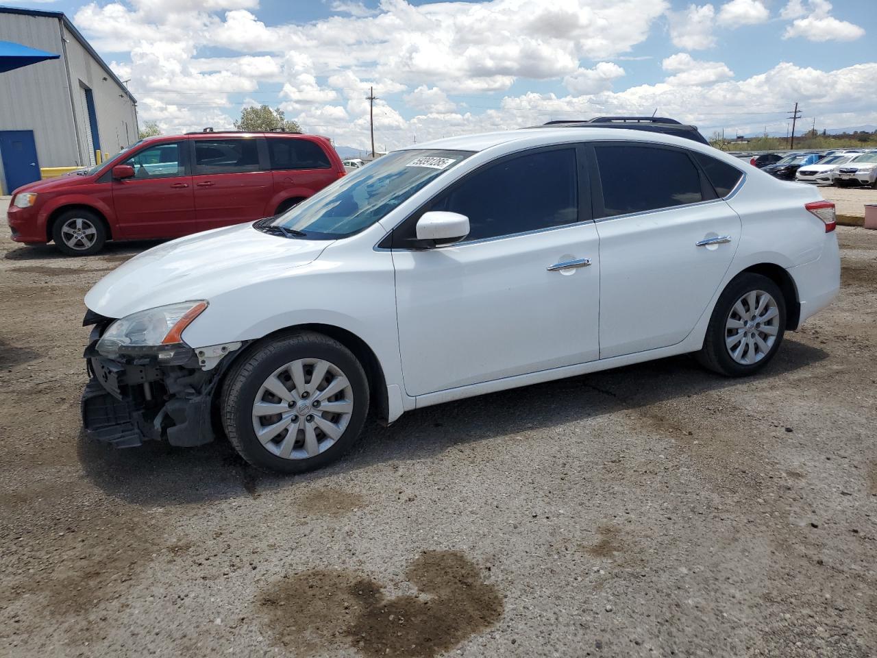 2015 Nissan Sentra S за продажба в Tucson, AZ - Undercarriage