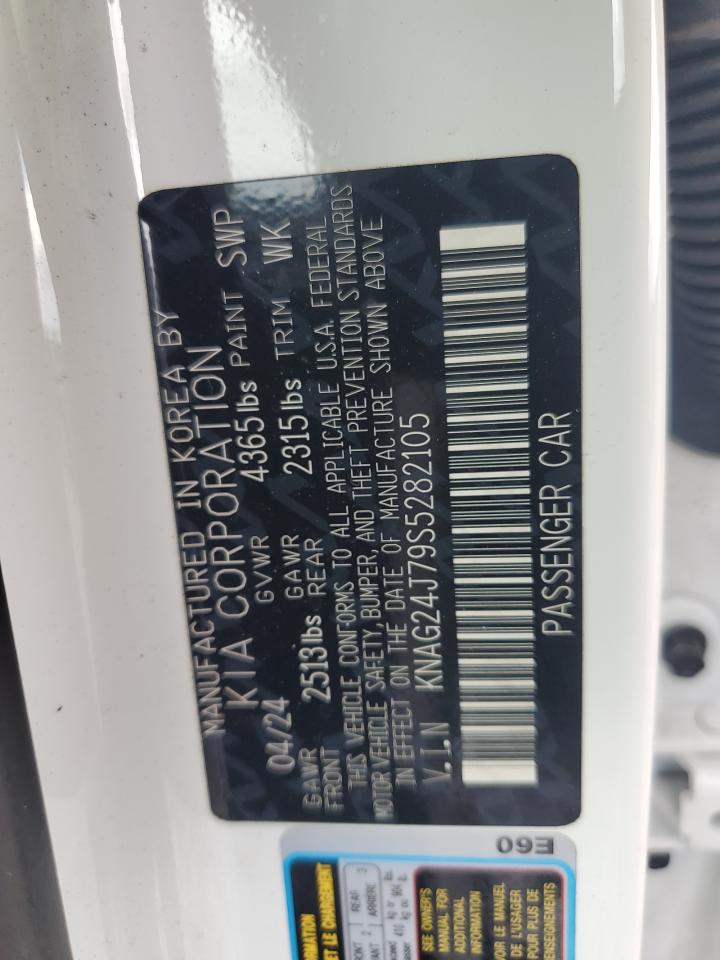 2025 Kia K5 Lxs VIN: KNAG24J79S5282105 Lot: 60728165