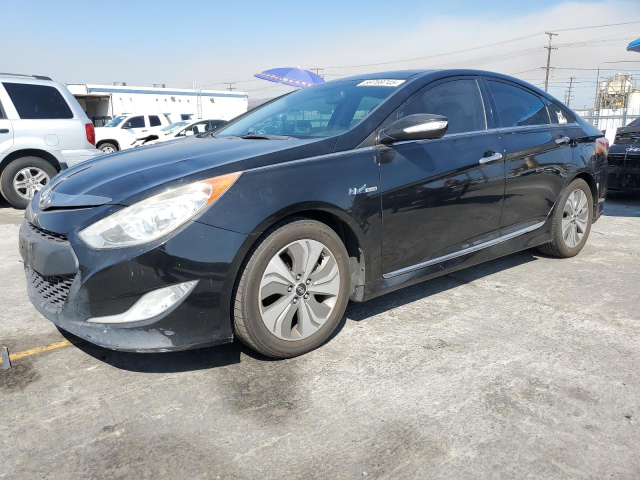 2013 Hyundai Sonata Hybrid na sprzedaż w Sun Valley, CA - Front End