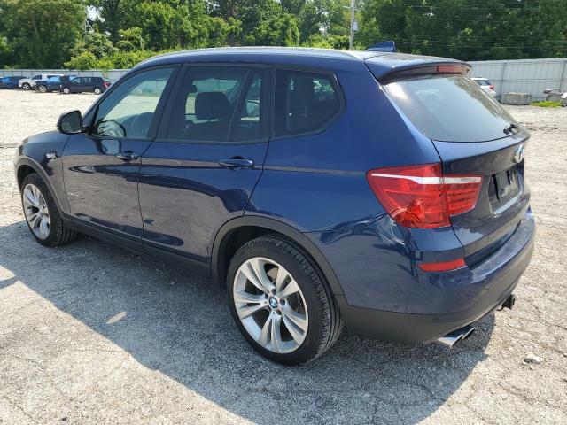 BMW X3 2016 Синий