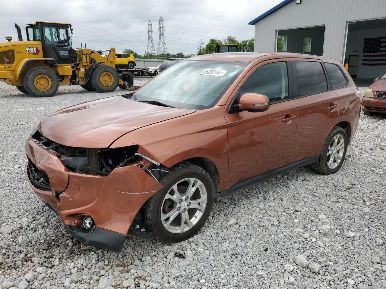 2014 Mitsubishi Outlander Se na sprzedaż w Barberton, OH - Front End
