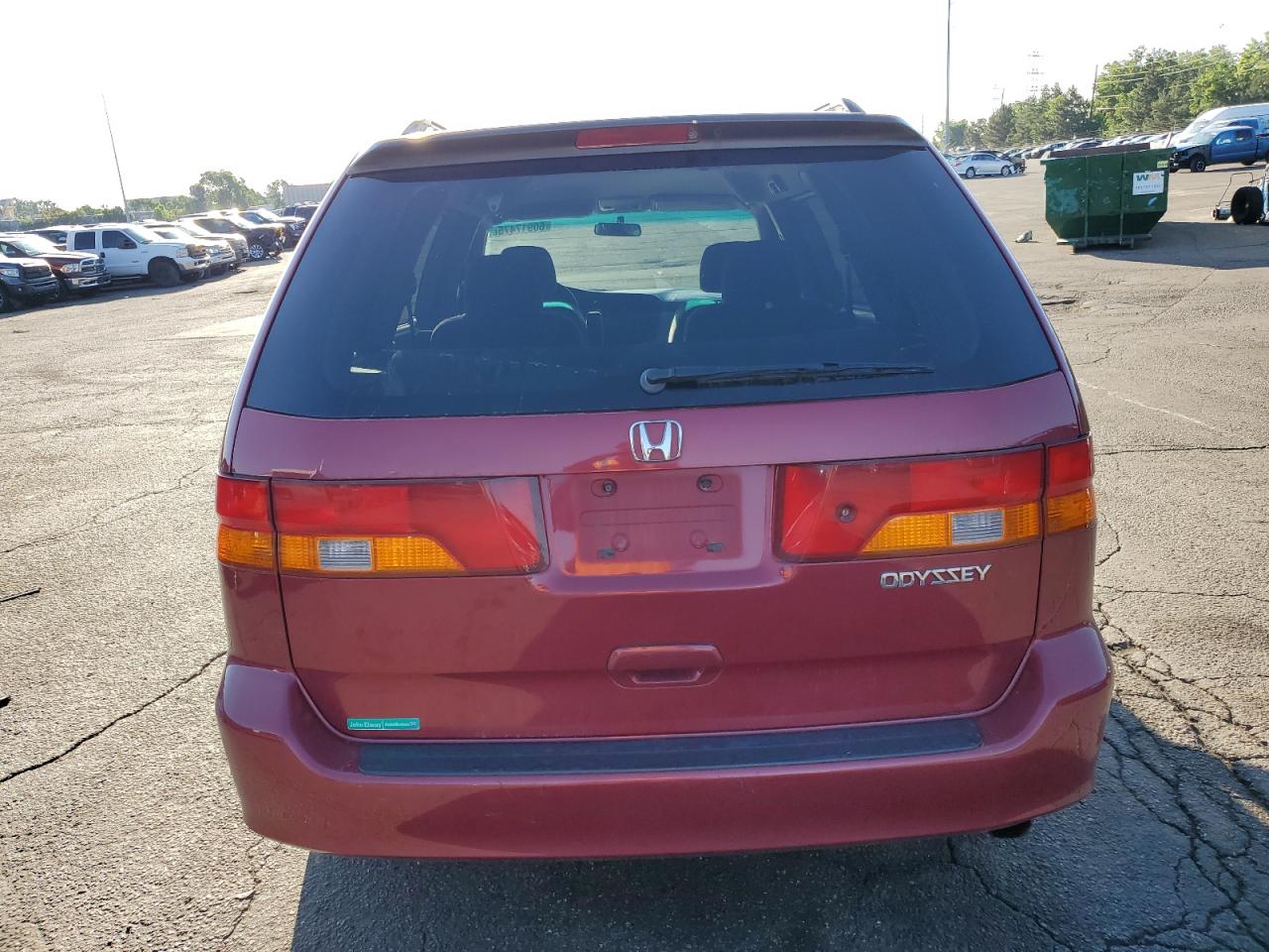 2002 Honda Odyssey Ex VIN: 5FNRL18682B053112 Lot: 60917475