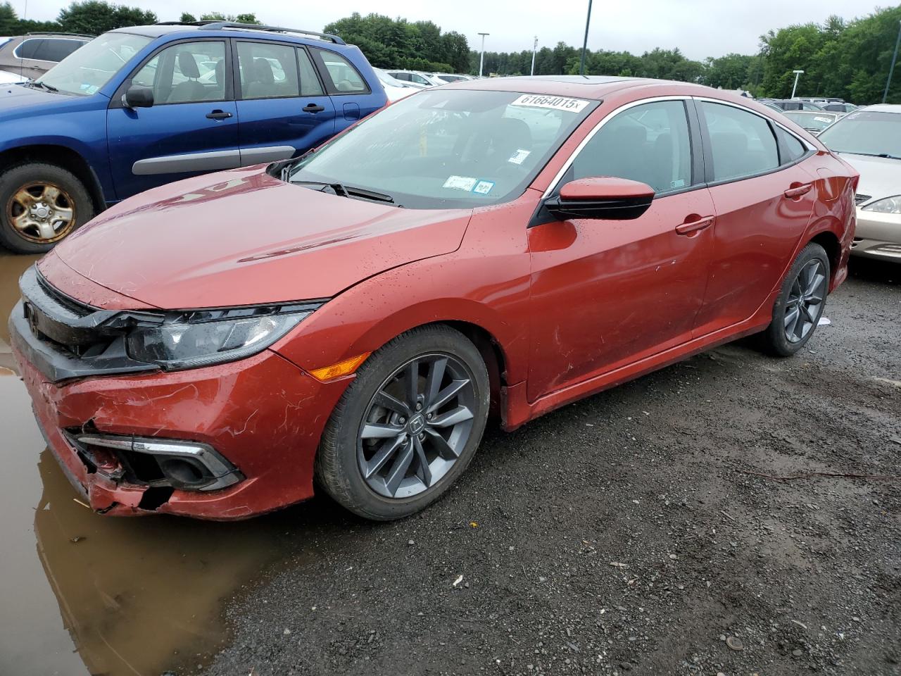 2021 Honda Civic Ex იყიდება East Granby-ში, CT - Front End